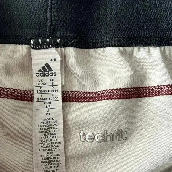 [S]Adidas Burgundy animal Print Techfit WMN Run Legging Long  Tight - Picture 6 of 13